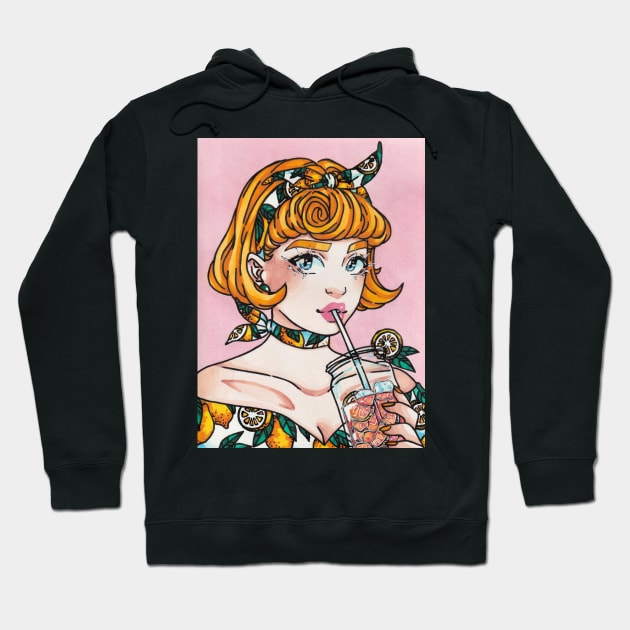 Pink lemonade hoodie sale